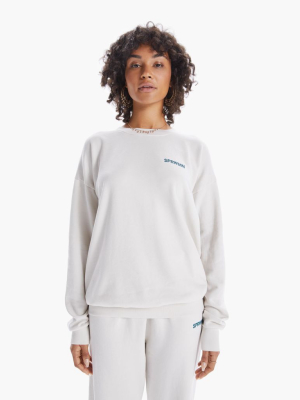 Sprwmn Tiny Logo Sweatshirt - Off White