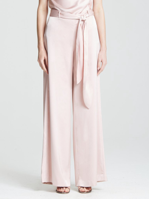 Satin Wide Leg Pant