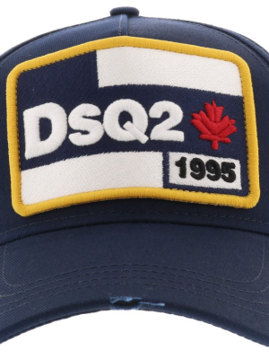 Dsquared2 Logo Embroidered Baseball Cap