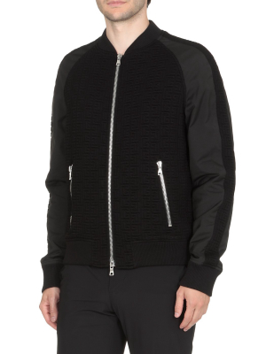 Balmain Monogram Zipped Jacket