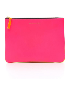 Comme Des Garçons Wallet Super Fluo Wallet