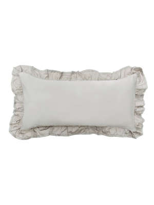 Oyster Grey Vienna Throw Pillow