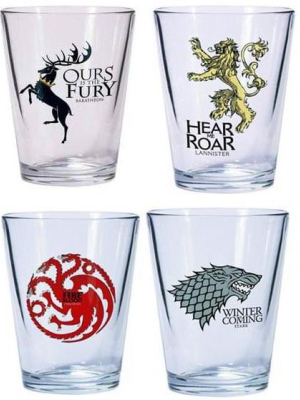 Dark Horse Comics Game Of Thrones Shot Glass Set Of 4