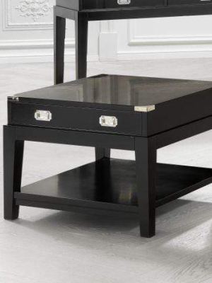 Eichholtz Military Side Table - Black