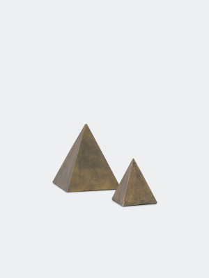 Matte Brass Pyramid S/2