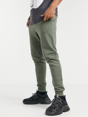 Asos Design Skinny Sweatpants In Green