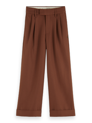 Wide Leg High-rise Pants