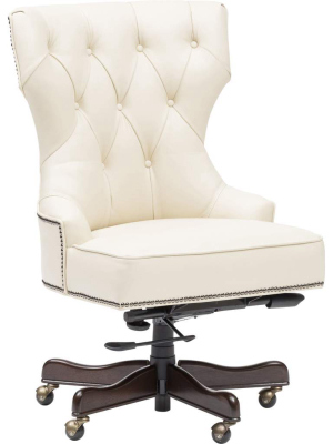 Executive Tufted Leather Chair