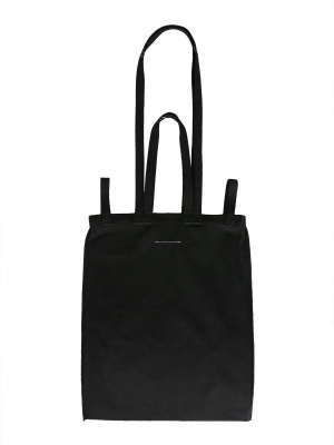 Mm6 Maison Margiela Logo Print Tote Bag