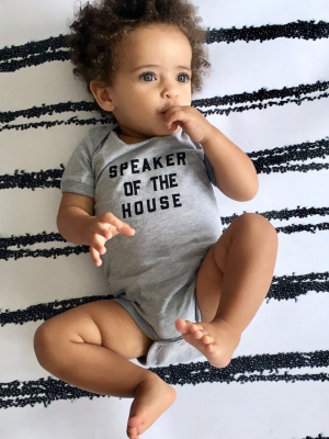 Love Bubby Speaker Of The House Onesie