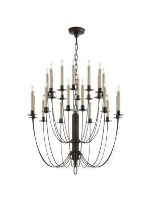 Erika Two-tier Chandelier In Various Colors