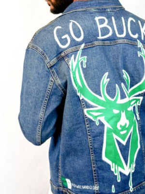 'go Bucks' Denim Jacket - Men