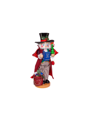 Kurt Adler 18.9" Musical Deck The Halls Nutcracker