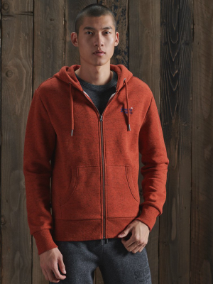 Orange Label Classic Zip Through Hoodie