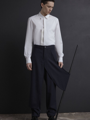 Drape Panel Trousers