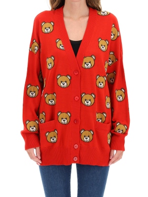 Moschino Teddy Intarsia Cardigan