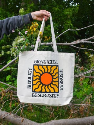 Real Fun, Wow! X Oxford Pennant • Tote Bag - Gratitude