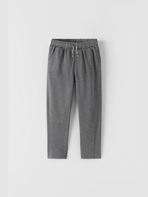 Plush Seam Detail Pants