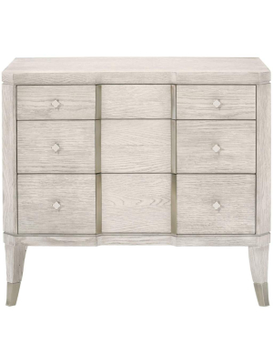 Domaine Blanc 3 Drawer Bachelor's Chest