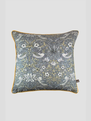 Vivaldi 58x58cm Cushion In Grey And Gold