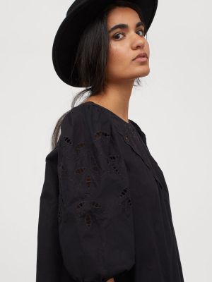 Eyelet Embroidery Dress
