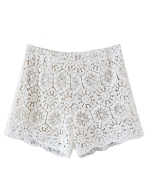 'oydis' Crochet Lace Shorts