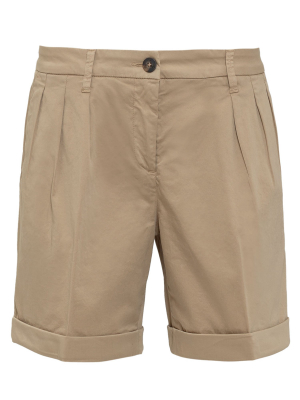 Fay Pleated Bermuda Shorts