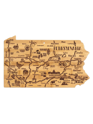 Totally Bamboo Destination Pennsylvania Serving And Cutting Board