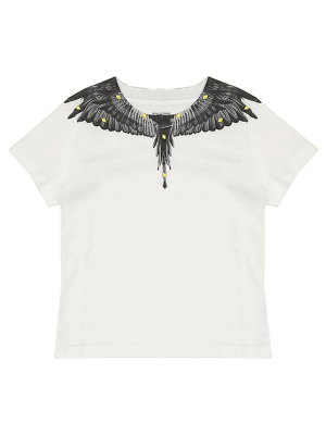 Marcelo Burlon County Of Milan Kids Wings Printed T-shirt