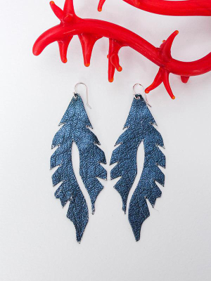 Leather Feather Minis: She Wore Blue Velvet