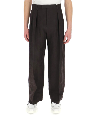 Valentino Darted Wide Leg Pants