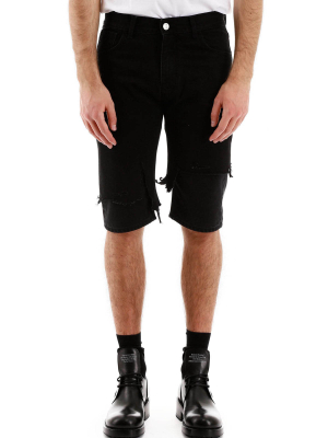 Raf Simons Denim Bermuda Shorts