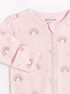 Heather Pink "rainbow" Sleeper