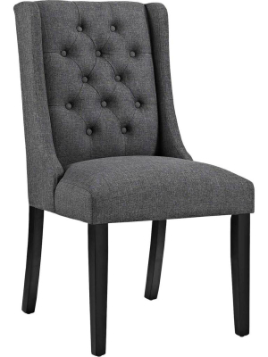 Baker Fabric Dining Chair Gray