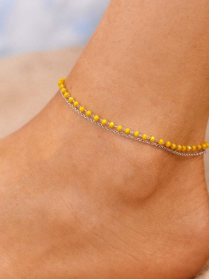 Neon Chain Anklet