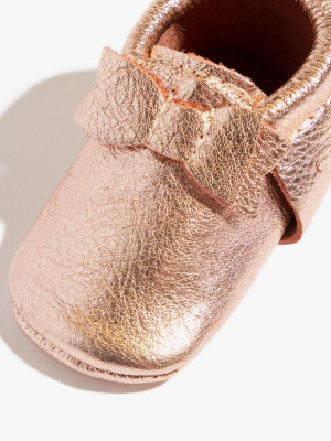 Rose Gold Bow Mocc Mini Sole Ii