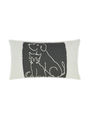 D.v. Kap Fur Babies Ii Lumbar Pillow