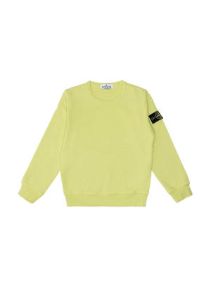 Stone Island Junior Logo Badge Sweatshirt