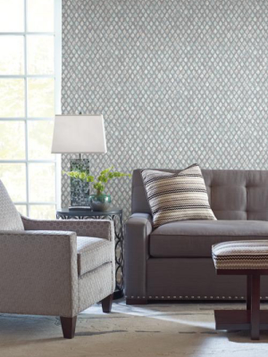 Diamond Radiance Wallpaper In Light Blue From The Candice Olson Journey Collection By York Wallcoverings