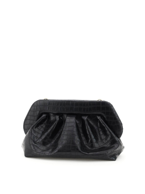 Themoirè Bios Embossed Clutch Bag