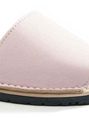 Menorquina Leather Avarcas - Pink