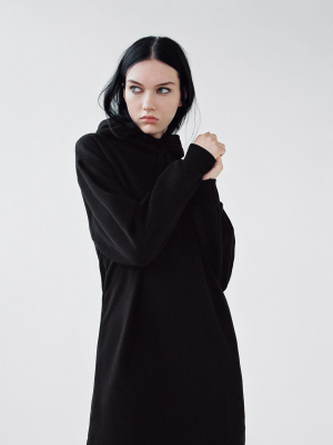 Hooded Plush Dress