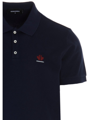 Dsquared2 Logo Print Polo Shirt