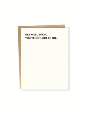 Get Well Soon Card