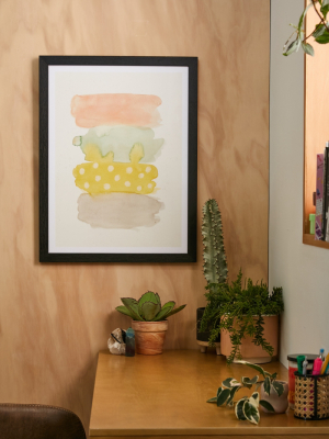 Pauline Stanley Uo Exclusive Pastel Swatches Art Print