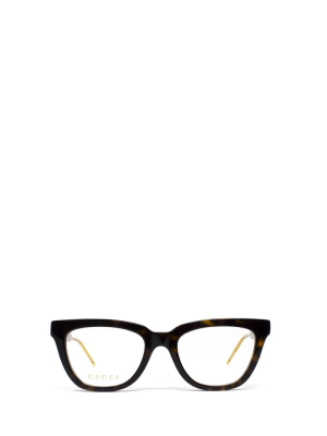 Gucci Eyewear Square Frame Glasses