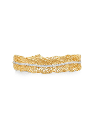 Gooseberry Bangle Bracelet With Diamonds