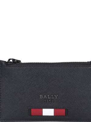 Bally Logo Plaque Zip-around Wallet