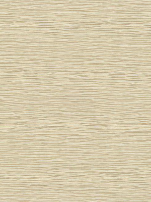 Horizontal Threads Wallpaper In Beige And Ivory Design By York Wallcoverings