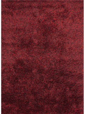 Ronaldo Dark Red Area Rug By Linie Design